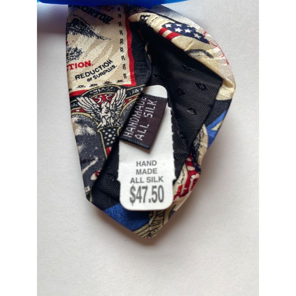 New Republican Political Neck Tie Handmade 100%‎ Silk USA America Trump Support - Picture 4 of 7